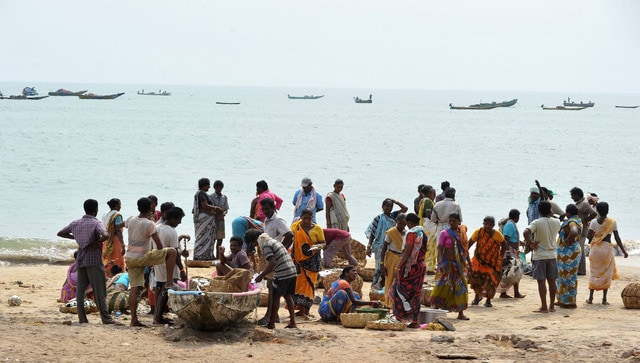 श्रीलंकाई नौसेना के हमलों की निंदा करते हुए मछुआरों ने किया विरोध प्रदर्शन